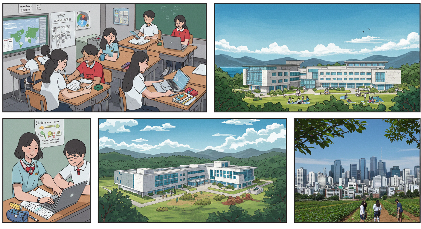 IB 교육: 국내 지역별 IB 국제학교 진출 현황